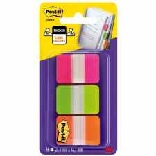 POST-IT® Zakładki indeksujące do archiwizacji 38 x 25,4 mm 3 kolory po 22 karteczek