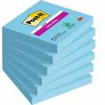 POST-IT® Super Sticky Karteczki samoprzylepne 76 x 76 mm 90 niebieskich karteczek