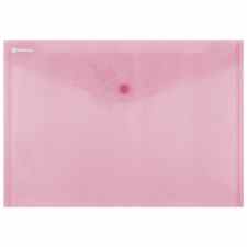 DONAU Teczka kopertowa A4 na zatrzask 180mik. czerwona