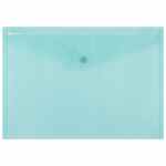 DONAU Teczka kopertowa A4 na zatrzask 180mik. zielona