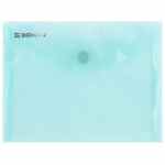 DONAU Teczka kopertowa A6/C6 na zatrzask 180mik. zielona