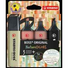STABILO Boss Oryginal Nature Zestaw zakreślaczy w kolorach ziemi 4 szt.