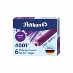 PELIKAN Naboje do pióra 6 szt. fioletowe
