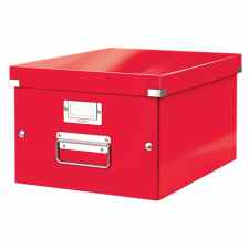 LEITZ Wow Click & Store Pudełko uniwersalne czerwone A4 + PROMOCJA