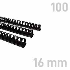 OPUS O.Comb Grzbiety plastikowe 16mm 100szt. czarne