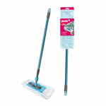 YORK Power Collect Mop płaski do mycia sprzątania podłóg niebieski różowy