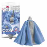 YORK Bacteria stop Rubi silver Wkład z mikrofibry z paskiem szorującym do mopa