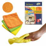 YORK Azur Zestaw tradycyjnych ściereczek z mikrofibry 2+1 gratis!