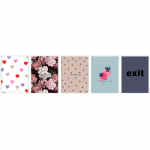 INTERDRUK Brulion w kratkę A7 80 kartek