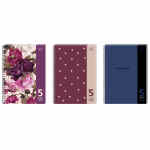 INTERDRUK Kołozeszyt A5 w kratkę 100 kartek z perforacją i z registrami