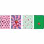 INTERDRUK Zeszyt A5 w kratkę 32 kartki o zapachu truskawek