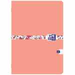 OXFORD Floral Zeszyt w kratkę A5 z marginesem 32 kartki