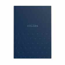 TOP-2000 Colors Brulion w kratkę A5 z marginesem 96 kartek niebieski