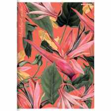 TOP-2000 Flowers Zeszyt w kratkę A4 z marginesem 32 kartki