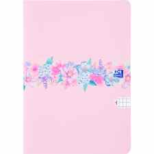 OXFORD Flowers Zeszyt w kratkę A5 z marginesem 32 kartki