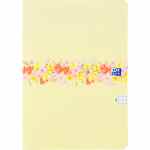 OXFORD Flowers Zeszyt w kratkę A4 z marginesem 60 kartek