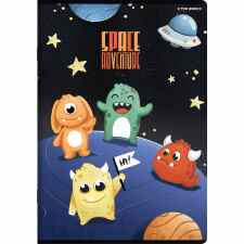 TOP-2000 Space adventure Zeszyt w linię podwójną kolorową A5 16 kartek