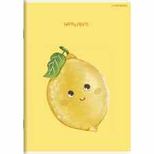 TOP-2000 Happy fruits Zeszyt w kratkę A5 z marginesem 16 kartek