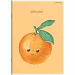 TOP-2000 Happy fruits Zeszyt w kratkę A5 z marginesem 32 kartki