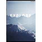 TOP-2000 Basic Zeszyt w kratkę A4 z marginesem 96 kartek