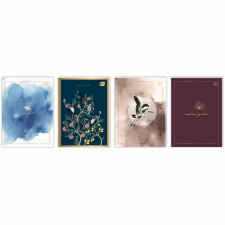 INTERDRUK Metallic Satin gold Brulion w kratkę A5 z marginesem 96 kartek