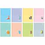 BEBE Kids pastel Brulion w kratkę A6 96 kartek