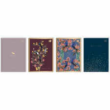 INTERDRUK Metallic Satin Gold Brulion w kratkę B5 z marginesem 160 kartek