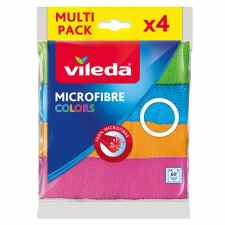 VILEDA Microfibre Colors Ściereczki z mikrofibry 4szt.