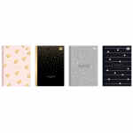 INTERDRUK Metallic Brulion w kropki A5 64 kartek