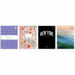 INTERDRUK Brulion w kratkę B5 z marginesem 160 kartek