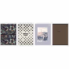 INTERDRUK Brulion w kratkę B5 z marginesem 96 kartek