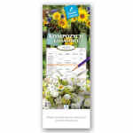 LUCRUM Kompozycje kwiatowe Kalendarz notatnikowy na rok 2025