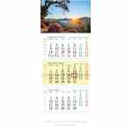 LUCRUM Pejzaż Kalendarz trójdzielny na rok 2025