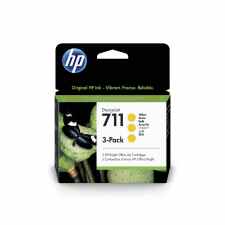 HP Tusz 711 żółty Yellow 3 szt. CZ136A