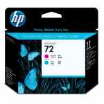 HP Głowica 72 różowy Magenta + niebieski Cyan C9383A