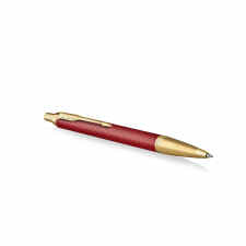 PARKER IM Premium Red Długopis złoty czerwony z niebieskim wkładem