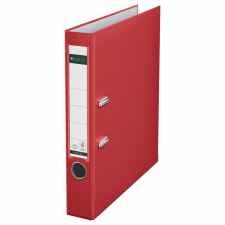 LEITZ Segregator 180° z mechanizmem dźwigniowym A4 czerwony