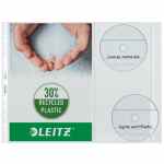 LEITZ Koszulki na dokumenty z kieszenią na CD w 30% z przedużytkowego tworzywa z odzysku 5szt.