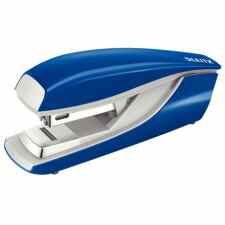 LEITZ FC (Flat Clinch) New NeXXt Zszywacz średni metalowy do 10 kartek niebieski + PROMOCJA