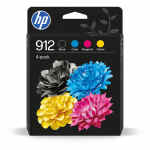 HP Zestaw tuszy: Tusz 912 czarny Black + CMY 912 6ZC74AE