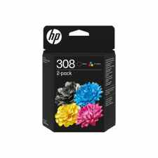 HP Zestaw tuszy 308: czarny BK + kolorowy CMY 6L6S6UE
