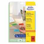 AVERY Usuwalne etykiety kolorowe 45,7 x 21,2 mm czerwone 960 etykiet
