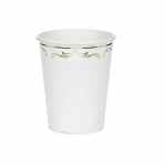 Kubeczki komunijne PartyDeco 220ml białe złote 6szt.